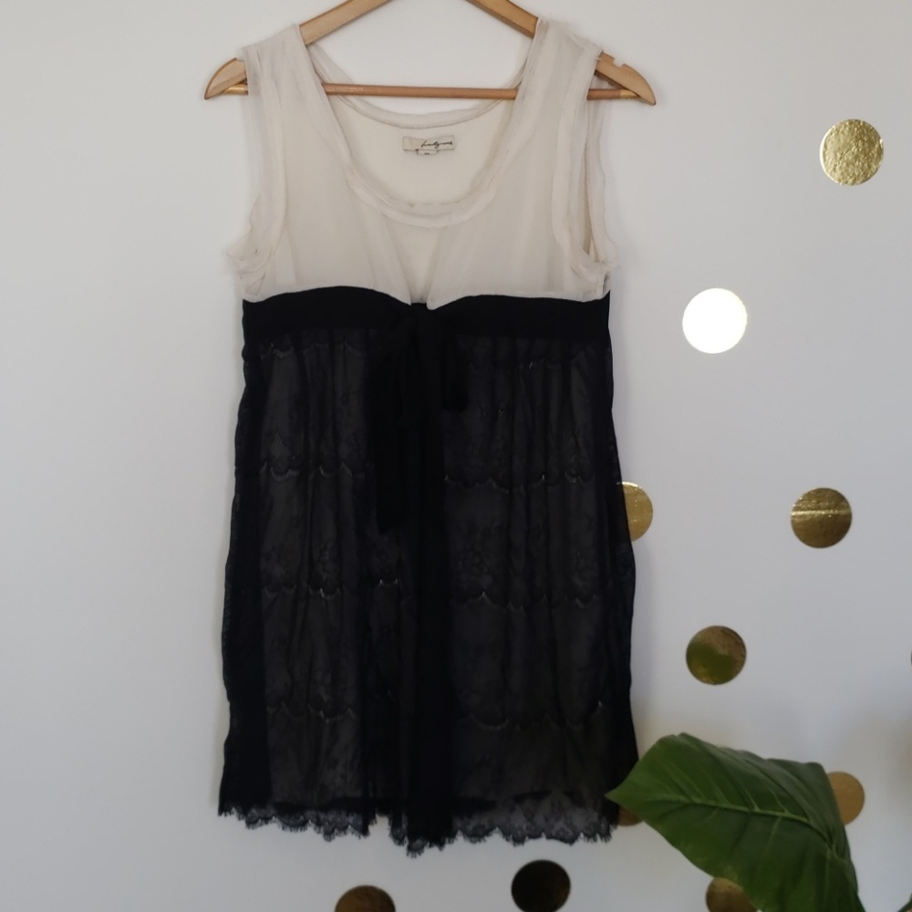 🔴lace bottom dress